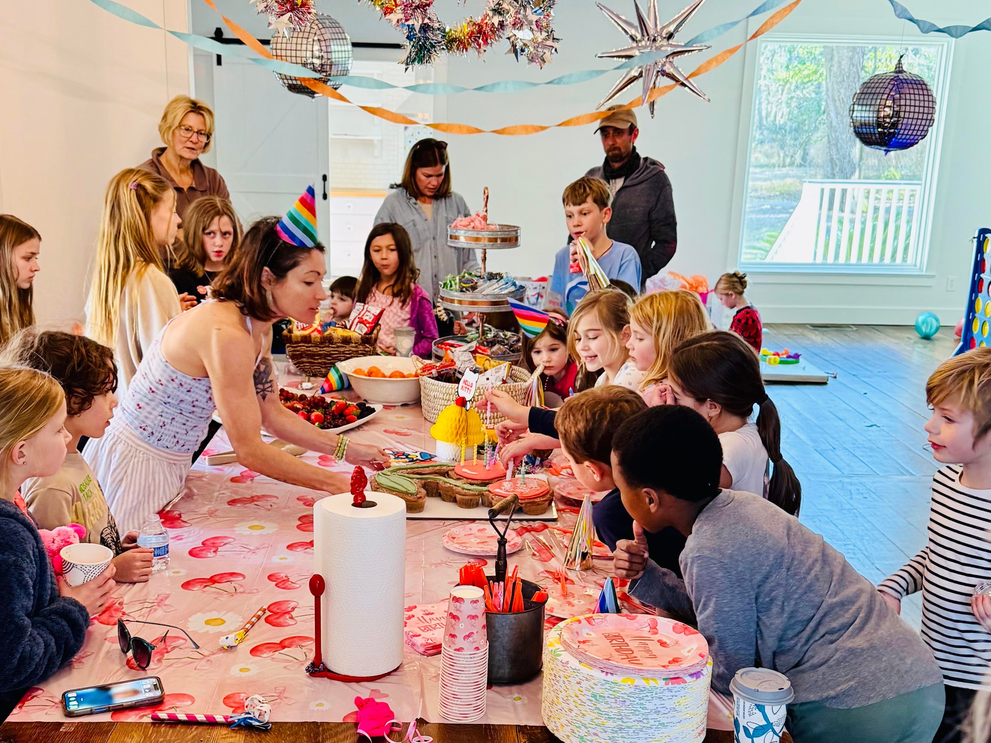 Kids birthday party celebration inside the venue